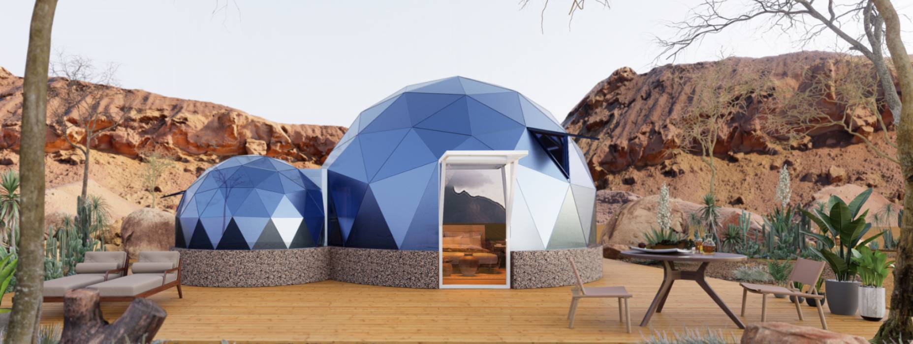 钟山区球形智能光伏玻璃星空房